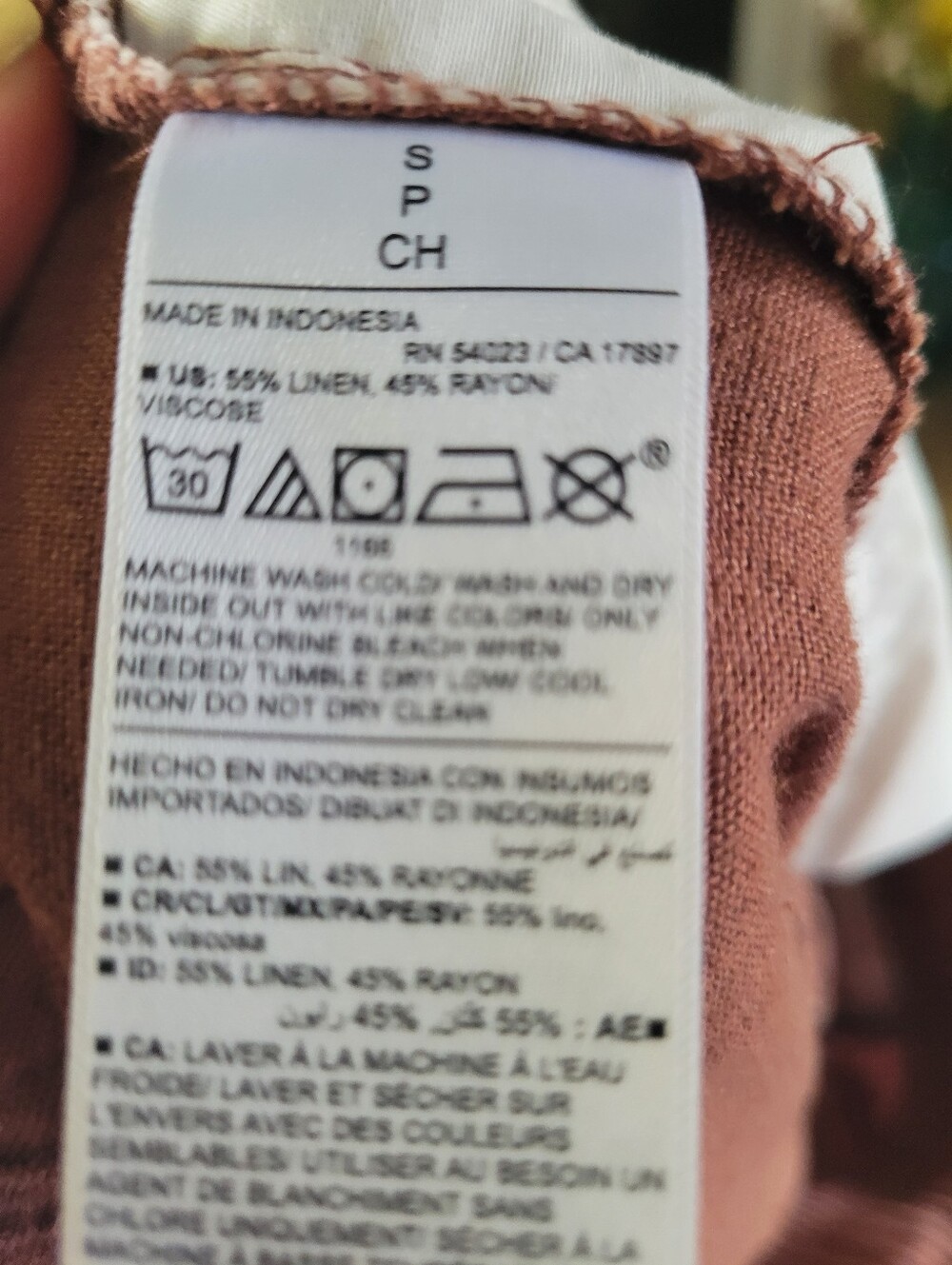 Old Navy Linen Blend Wide Leg Pants - Picture 5 of 6